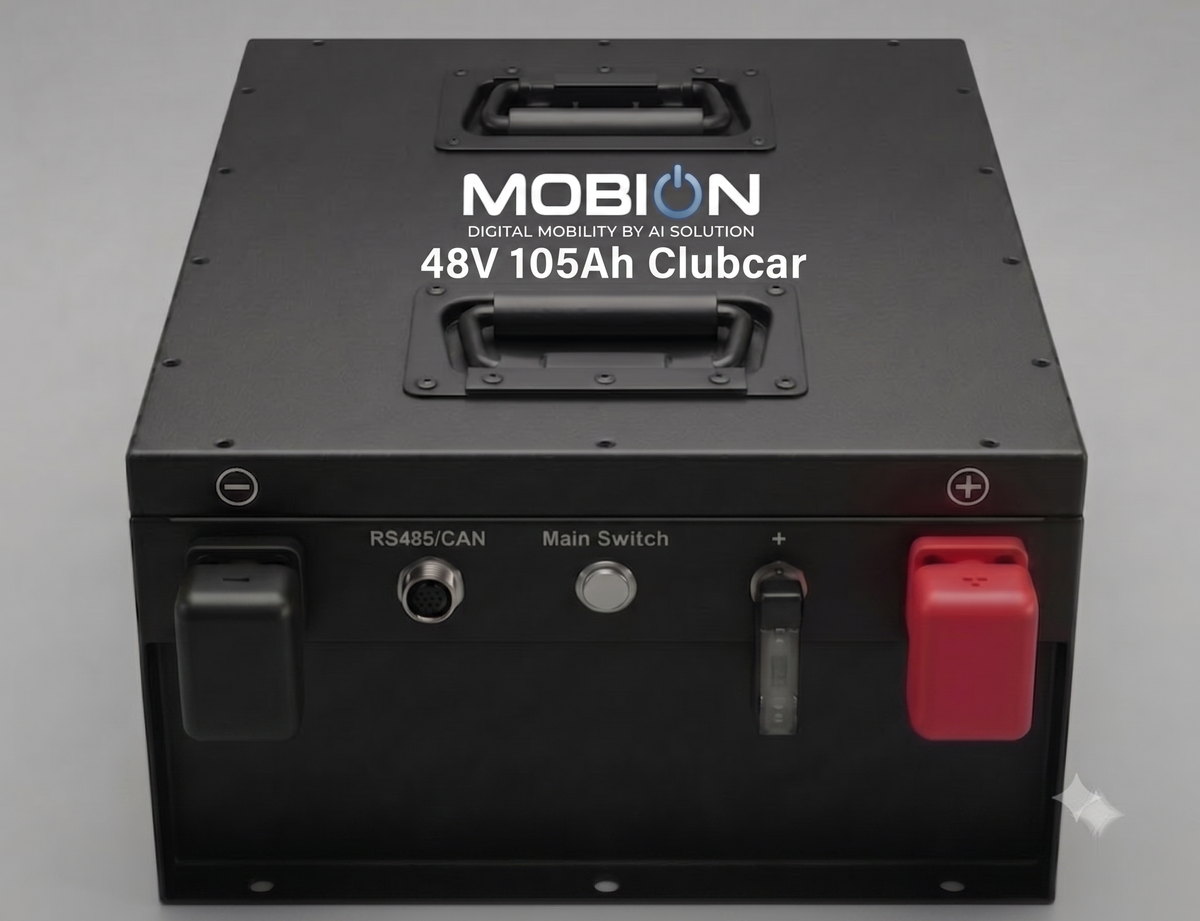 MOBION 48V 105Ah 클럽카 전용 리튬 인산철 배터리