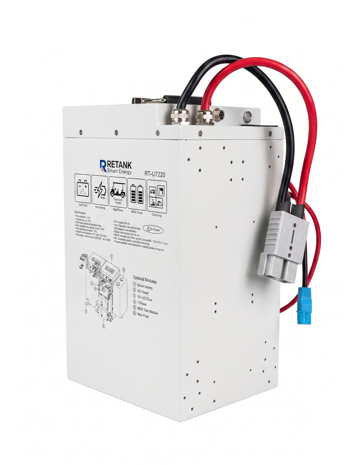 MOBION 72V 20Ah 리튬 인산철 배터리