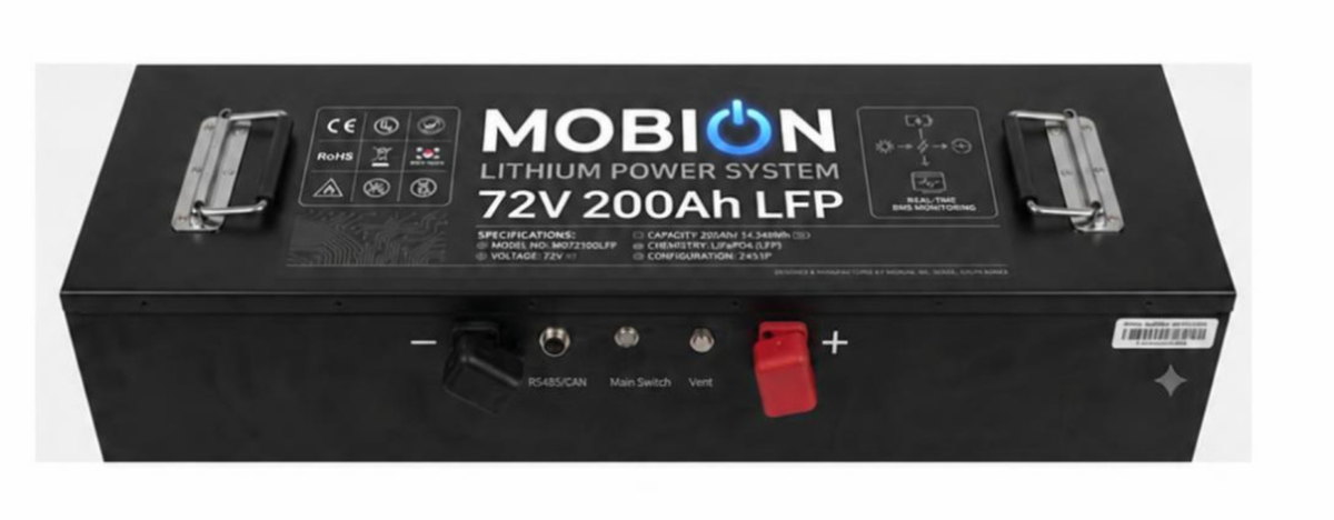 MOBION 72V 200Ah 리튬 인산철 배터리